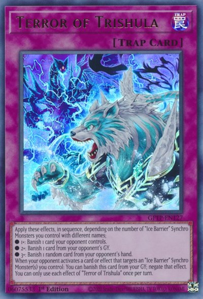 Terror of Trishula [GFTP-EN127] Ultra rare | Jomio and Rueliete's Cards and Comics