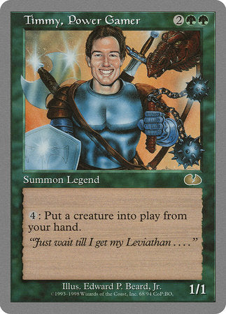 Timmy, Power Gamer [Unglued] | Jomio and Rueliete's Cards and Comics