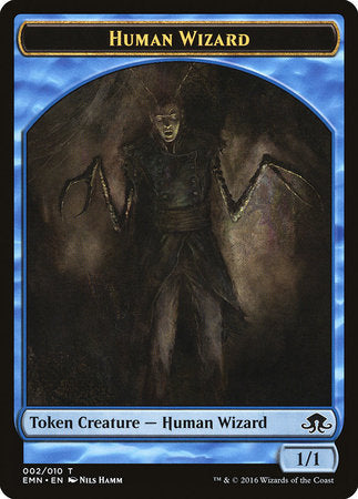 Human Wizard Token [Eldritch Moon Tokens] | Jomio and Rueliete's Cards and Comics