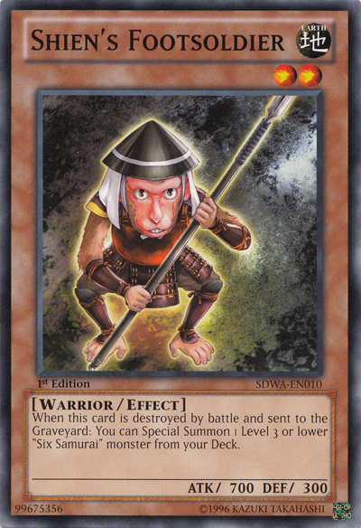 Shien's Footsoldier [SDWA-EN010] Common | Jomio and Rueliete's Cards and Comics