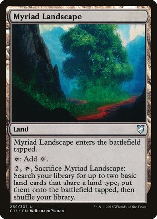 Myriad Landscape [Commander 2018] | Jomio and Rueliete's Cards and Comics