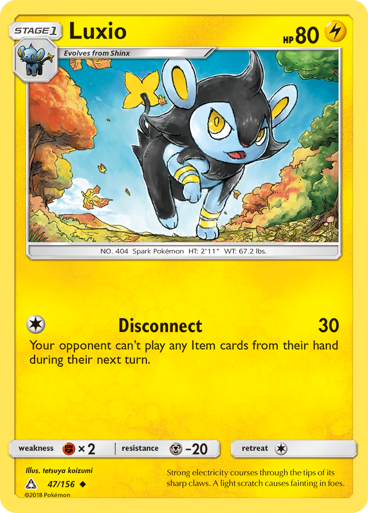 Luxio (47/156) [Sun & Moon: Ultra Prism] | Jomio and Rueliete's Cards and Comics