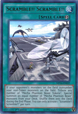 Scramble!! Scramble!! [MP14-EN037] Ultra Rare | Jomio and Rueliete's Cards and Comics