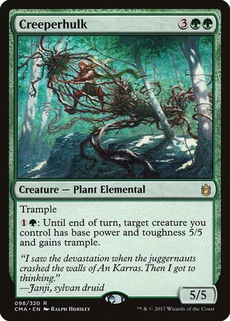 Creeperhulk [Commander Anthology] | Jomio and Rueliete's Cards and Comics
