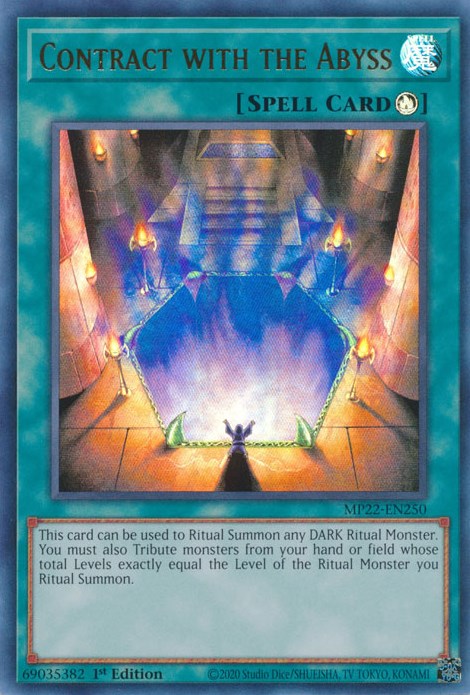 Contract with the Abyss [MP22-EN250] Ultra Rare | Jomio and Rueliete's Cards and Comics