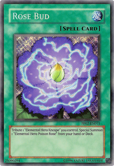 Rose Bud [PP02-EN011] Secret Rare | Jomio and Rueliete's Cards and Comics