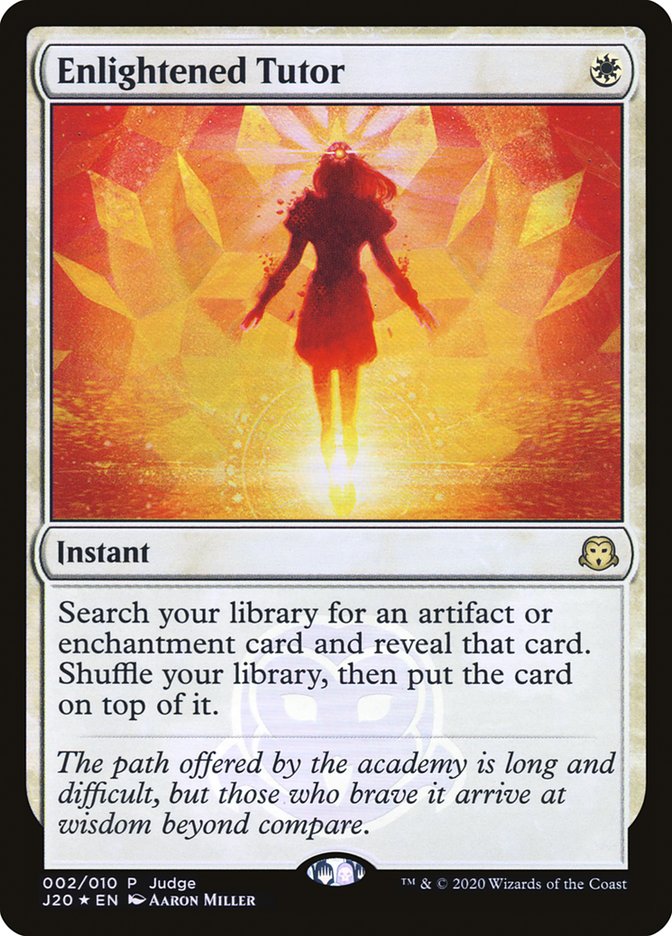 Enlightened Tutor [Judge Gift Cards 2020] | Jomio and Rueliete's Cards and Comics