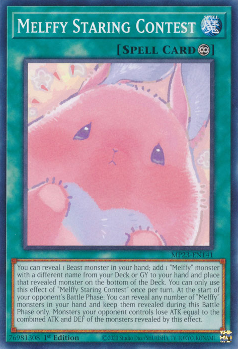 Melffy Staring Contest [MP23-EN141] Common | Jomio and Rueliete's Cards and Comics