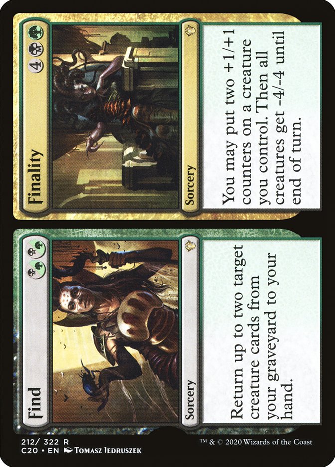 Find // Finality [Commander 2020] | Jomio and Rueliete's Cards and Comics