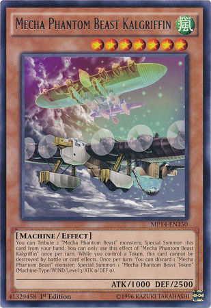 Mecha Phantom Beast Kalgriffin [MP14-EN150] Rare | Jomio and Rueliete's Cards and Comics