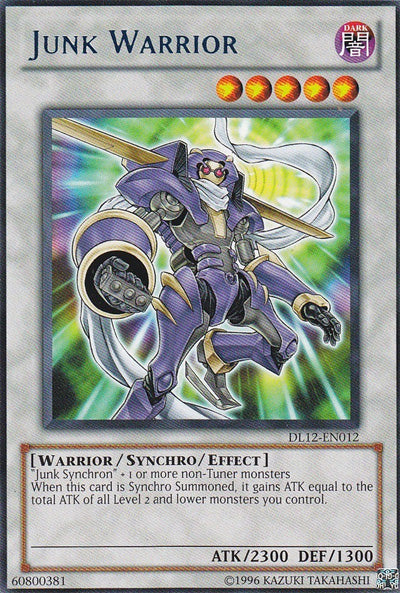 Junk Warrior (Blue) [DL12-EN012] Rare | Jomio and Rueliete's Cards and Comics