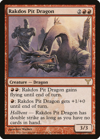 Rakdos Pit Dragon [Dissension] | Jomio and Rueliete's Cards and Comics