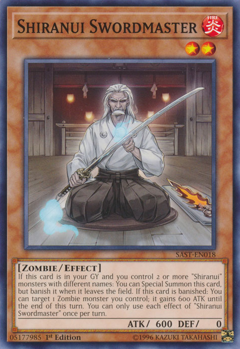 Shiranui Swordmaster [SAST-EN018] Common | Jomio and Rueliete's Cards and Comics