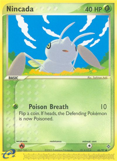 Nincada (66/97) [EX: Dragon] | Jomio and Rueliete's Cards and Comics