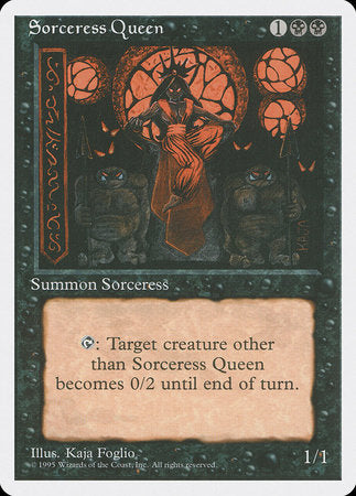 Sorceress Queen [Fourth Edition] | Jomio and Rueliete's Cards and Comics