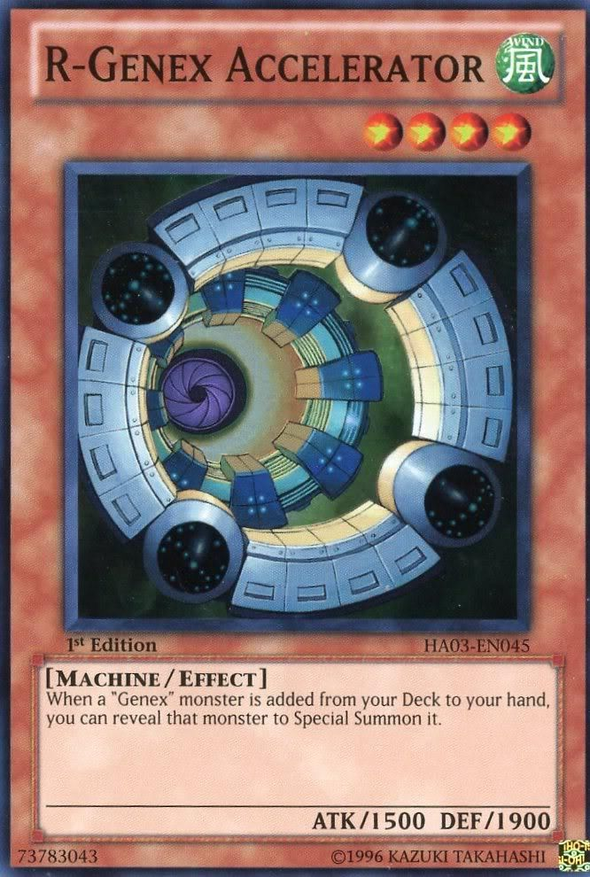 R-Genex Accelerator [HA03-EN045] Super Rare | Jomio and Rueliete's Cards and Comics
