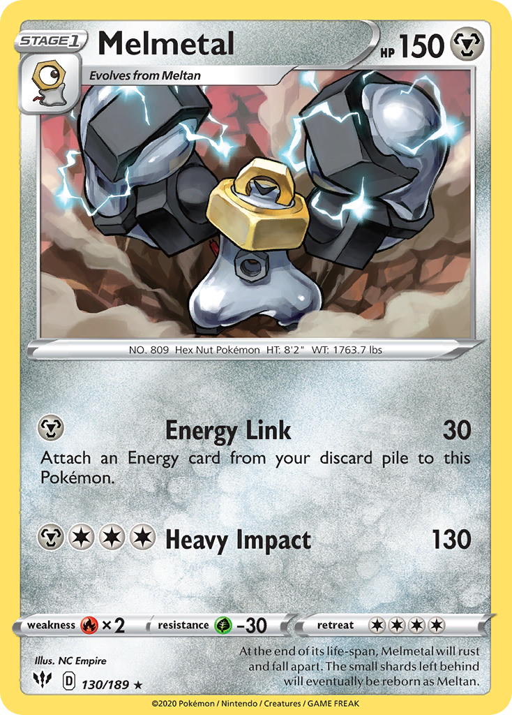 Melmetal (130/189) [Sword & Shield: Darkness Ablaze] | Jomio and Rueliete's Cards and Comics
