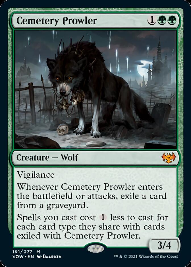 Cemetery Prowler [Innistrad: Crimson Vow] | Jomio and Rueliete's Cards and Comics