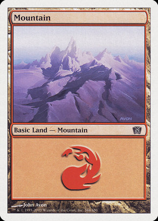 Mountain (344) [Eighth Edition] | Jomio and Rueliete's Cards and Comics
