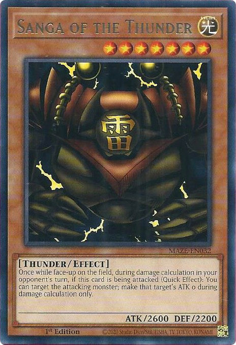Sanga of the Thunder [MAZE-EN032] Rare | Jomio and Rueliete's Cards and Comics