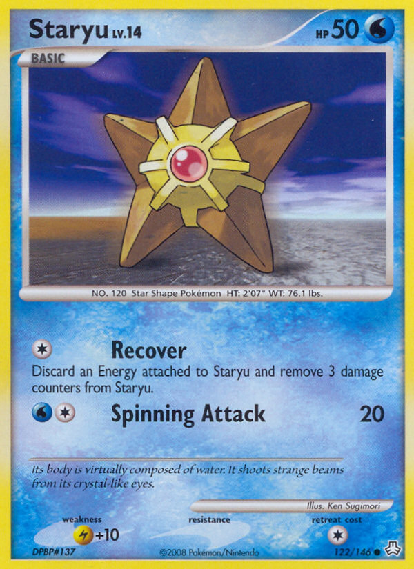 Staryu (122/146) [Diamond & Pearl: Legends Awakened] | Jomio and Rueliete's Cards and Comics
