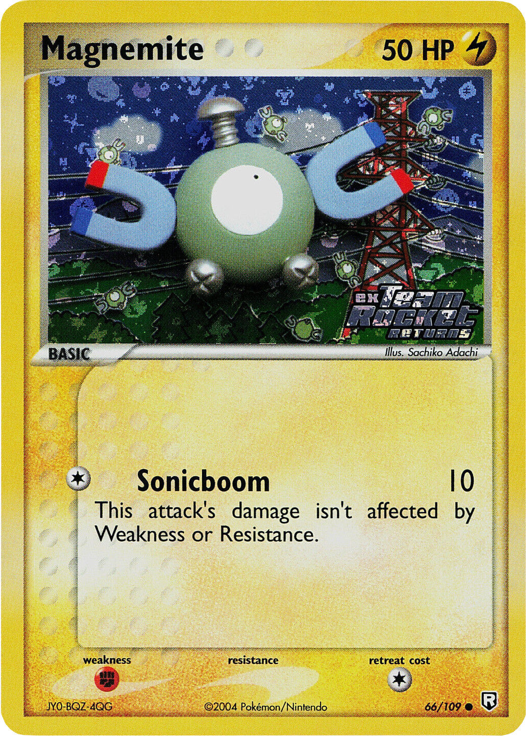 Magnemite (66/109) (Stamped) [EX: Team Rocket Returns] | Jomio and Rueliete's Cards and Comics