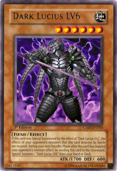 Dark Lucius LV6 [CDIP-EN010] Rare | Jomio and Rueliete's Cards and Comics