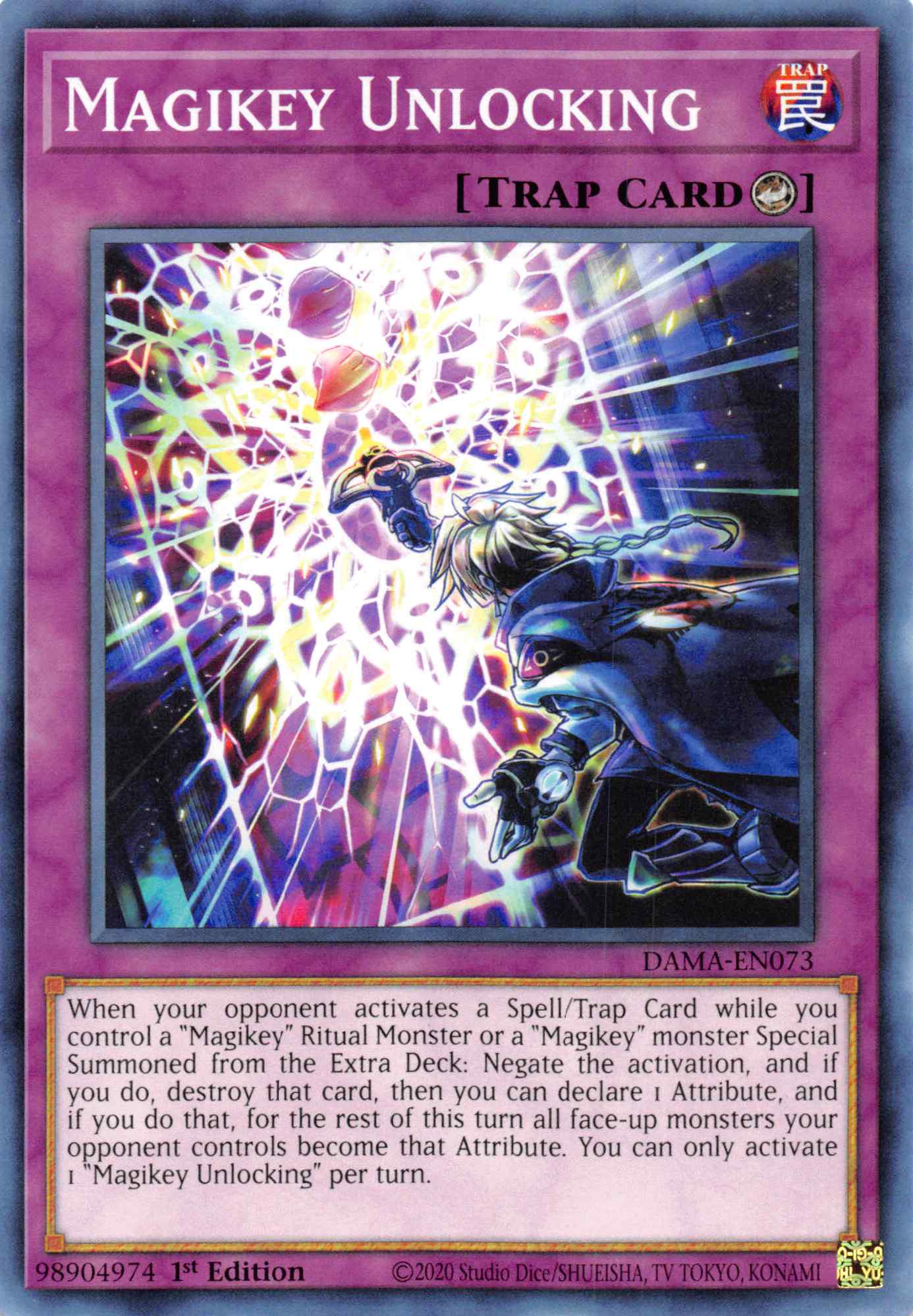 Magikey Unlocking [DAMA-EN073] Common | Jomio and Rueliete's Cards and Comics