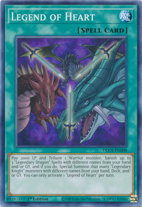 Legend of Heart [DLCS-EN008] Common | Jomio and Rueliete's Cards and Comics