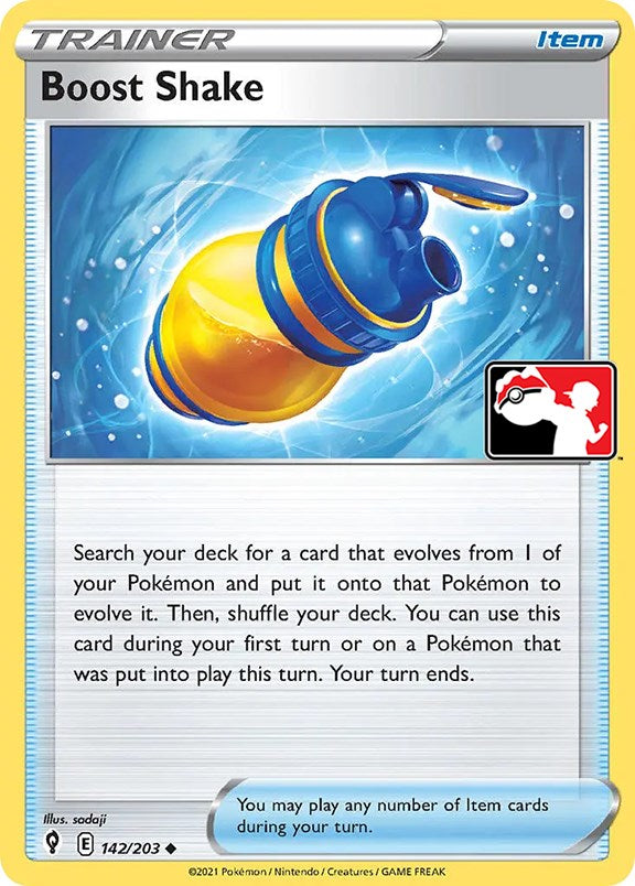Boost Shake (142/203) [Prize Pack Series One] | Jomio and Rueliete's Cards and Comics