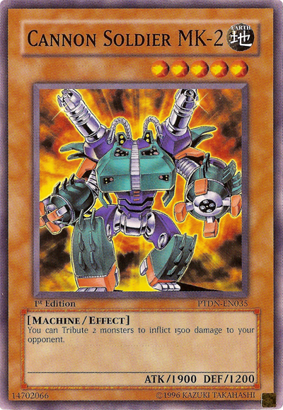 Cannon Soldier MK-2 [PTDN-EN035] Common | Jomio and Rueliete's Cards and Comics