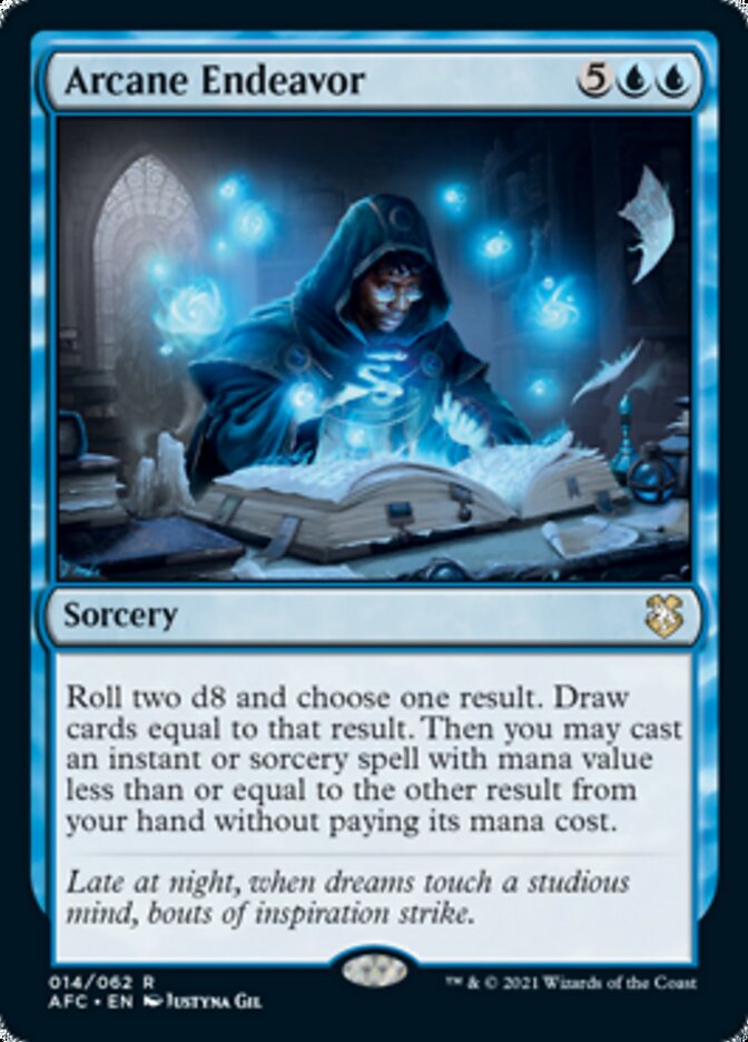 Arcane Endeavor [Dungeons & Dragons: Adventures in the Forgotten Realms Commander] | Jomio and Rueliete's Cards and Comics