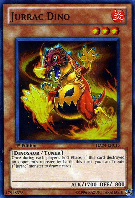 Jurrac Dino [HA04-EN015] Super Rare | Jomio and Rueliete's Cards and Comics