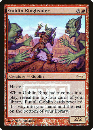Goblin Ringleader [Friday Night Magic 2007] | Jomio and Rueliete's Cards and Comics