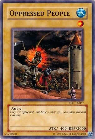 Oppressed People [DR1-EN057] Common | Jomio and Rueliete's Cards and Comics