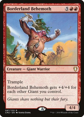Borderland Behemoth [Commander Anthology Volume II] | Jomio and Rueliete's Cards and Comics