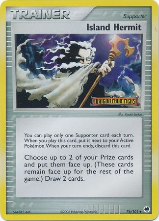 Island Hermit (76/101) (Stamped) [EX: Dragon Frontiers] | Jomio and Rueliete's Cards and Comics