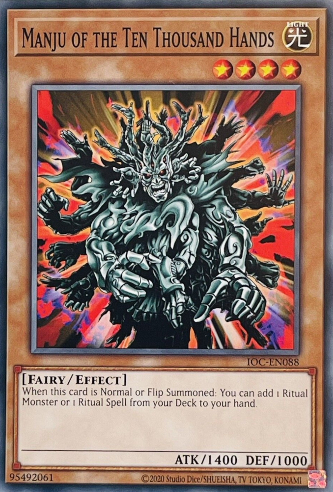 Manju of the Ten Thousand Hands (25th Anniversary) [IOC-EN088] Common | Jomio and Rueliete's Cards and Comics