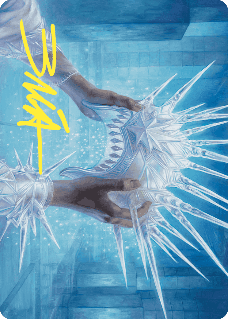Hylda's Crown of Winter Art Card (Gold-Stamped Signature) [Wilds of Eldraine Art Series] | Jomio and Rueliete's Cards and Comics