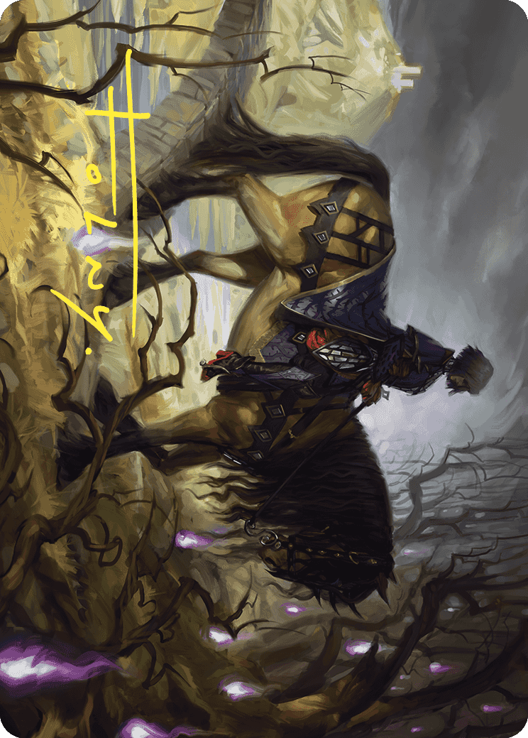 Rowan's Grim Search Art Card (Gold-Stamped Signature) [Wilds of Eldraine Art Series] | Jomio and Rueliete's Cards and Comics