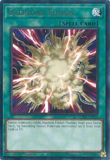 Overload Fusion [MAZE-EN056] Rare | Jomio and Rueliete's Cards and Comics