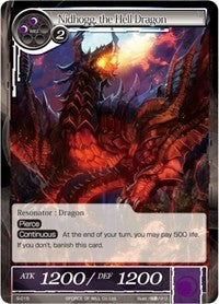 Nidhogg, the Hell Dragon (S-015) [Starter Deck: Jet Black Phantom] | Jomio and Rueliete's Cards and Comics