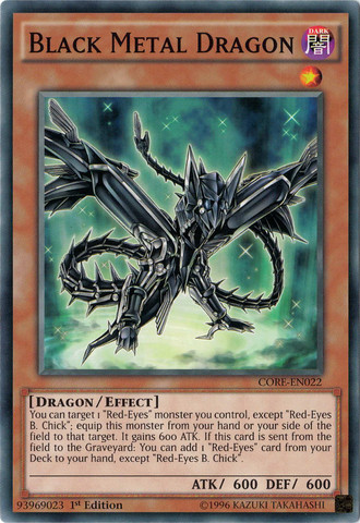 Black Metal Dragon [CORE-EN022] Common | Jomio and Rueliete's Cards and Comics