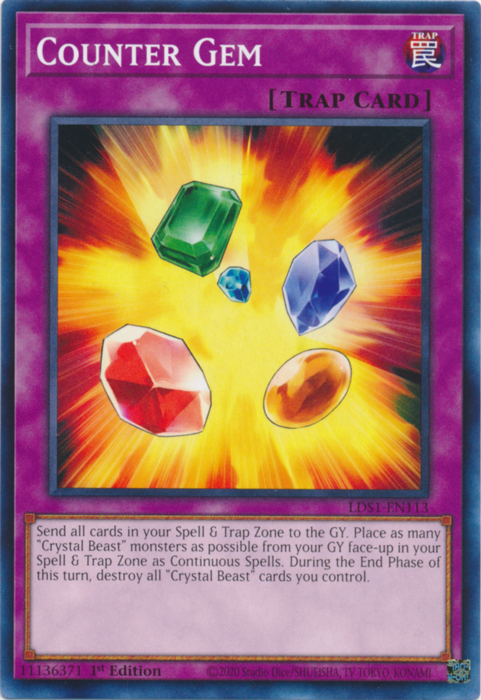 Counter Gem [LDS1-EN113] Common | Jomio and Rueliete's Cards and Comics