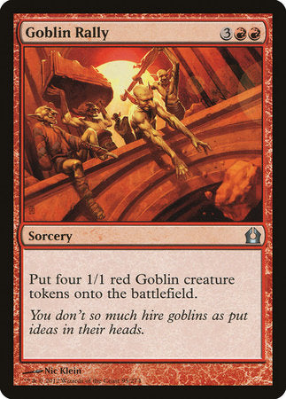 Goblin Rally [Return to Ravnica] | Jomio and Rueliete's Cards and Comics