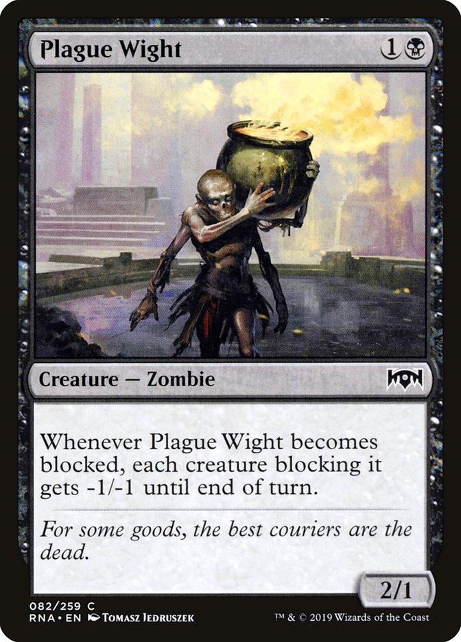 Plague Wight [Ravnica Allegiance] | Jomio and Rueliete's Cards and Comics