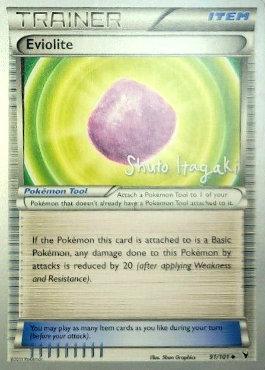 Eviolite (91/101) (Terraki-Mewtwo - Shuto Itagaki) [World Championships 2012] | Jomio and Rueliete's Cards and Comics