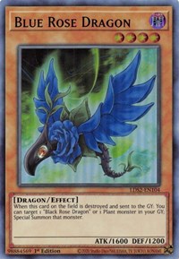 Blue Rose Dragon (Purple) [LDS2-EN104] Ultra Rare | Jomio and Rueliete's Cards and Comics