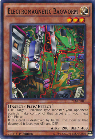Electromagnetic Bagworm [BP03-EN100] Common | Jomio and Rueliete's Cards and Comics
