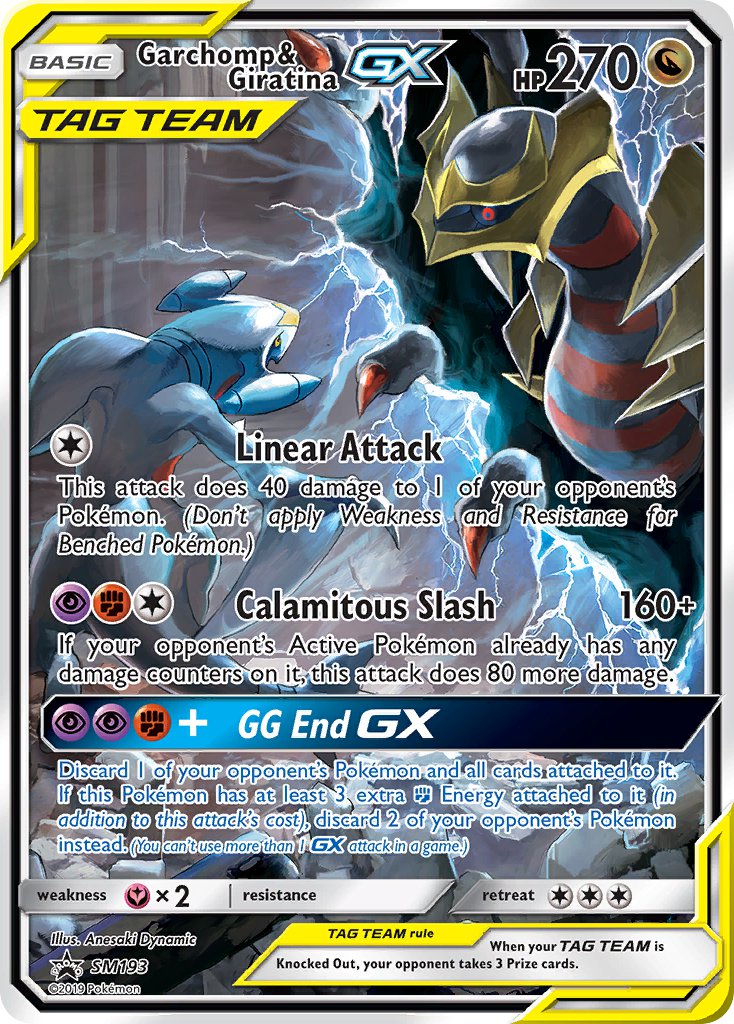 Garchomp & Giratina GX (SM193) [Sun & Moon: Black Star Promos] | Jomio and Rueliete's Cards and Comics